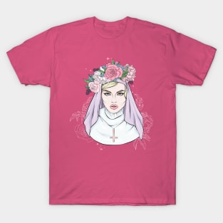 Beautiful Satanic Nun T-Shirt